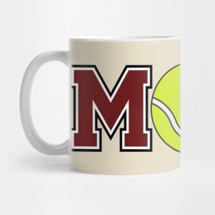 Tennis Mom Maroon Mug